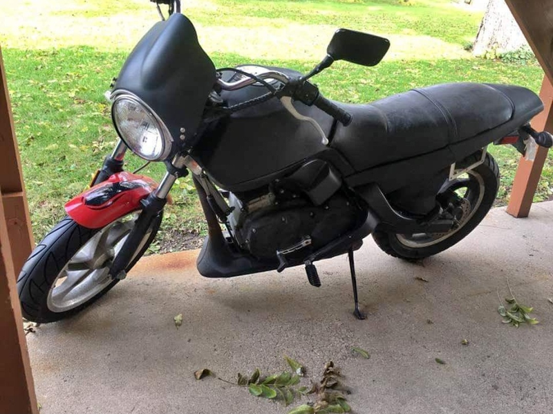 Illustration for article titled Unnecessary Motorcycle Trading With Mercedes - Winter Beater Edition